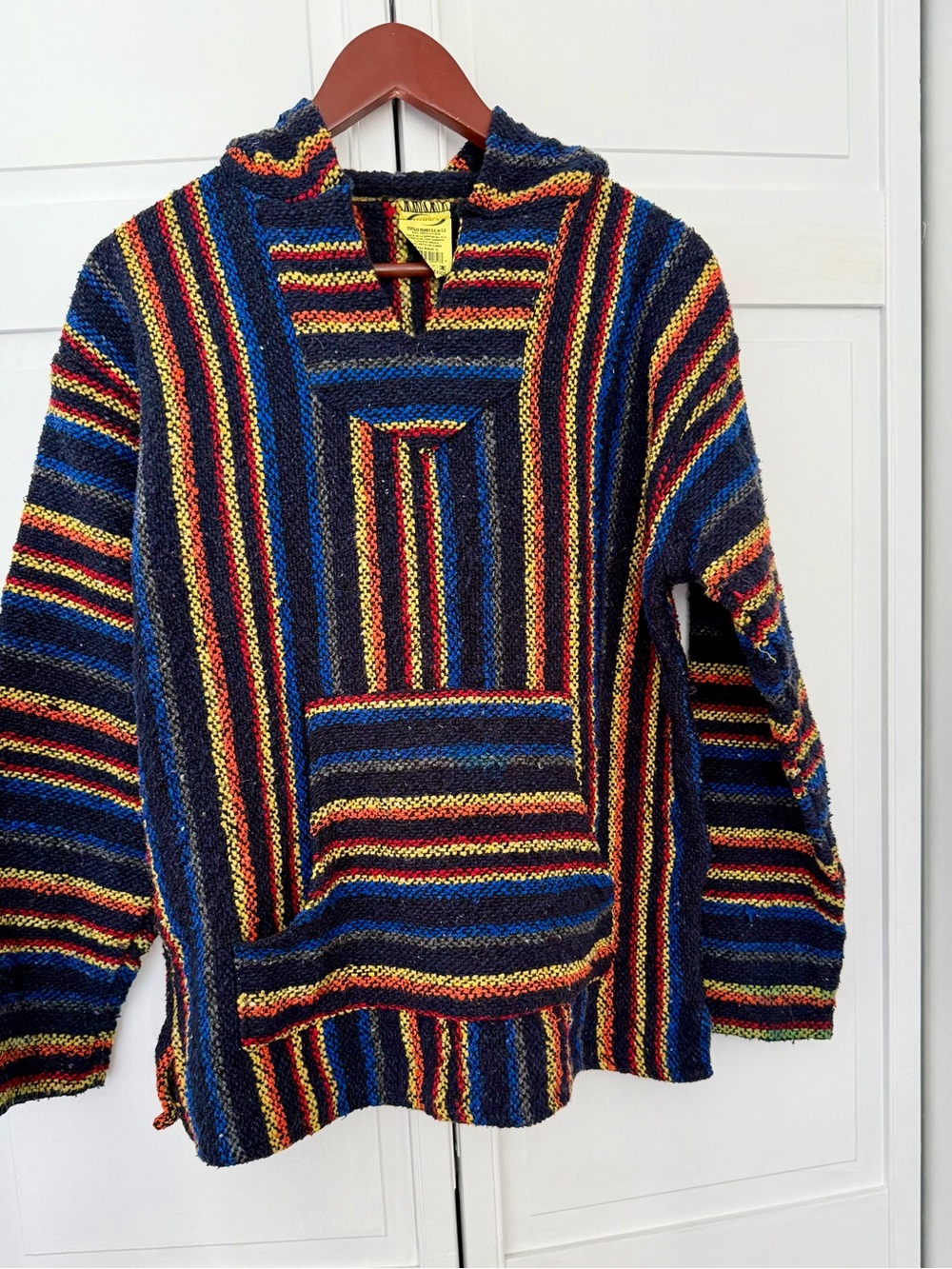 Franks Striped Crewneck Baja Sweater - Multicolor